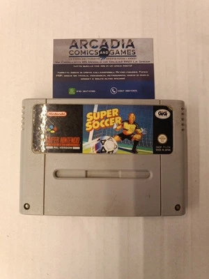 Super Soccer Super Nintendo Snes PAL Loose Solo Cartuccia